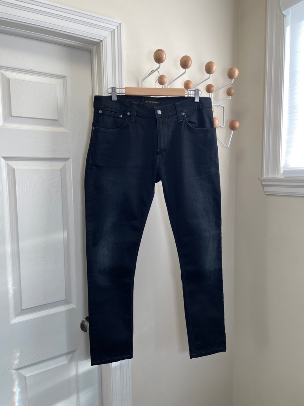 Nudie Jeans - Thin Finn Slim Fit Denim Jeans - Black - 36x34